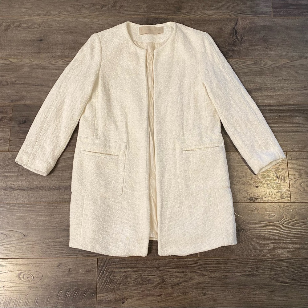 Zara cotton blazer jacket 100 % Cotton